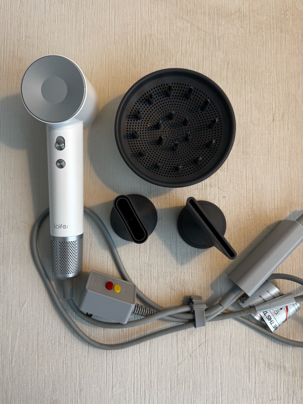 Laifen  Hair Dryer with Diffuser + Nozzle Set